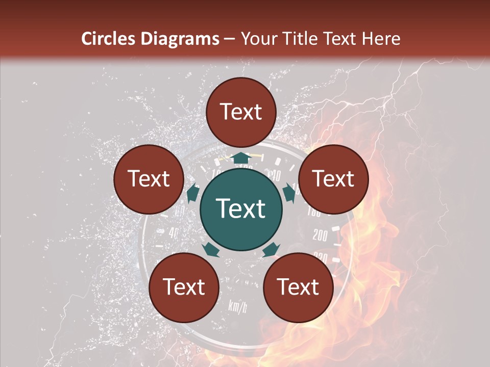 Inferno Black Fast PowerPoint Template