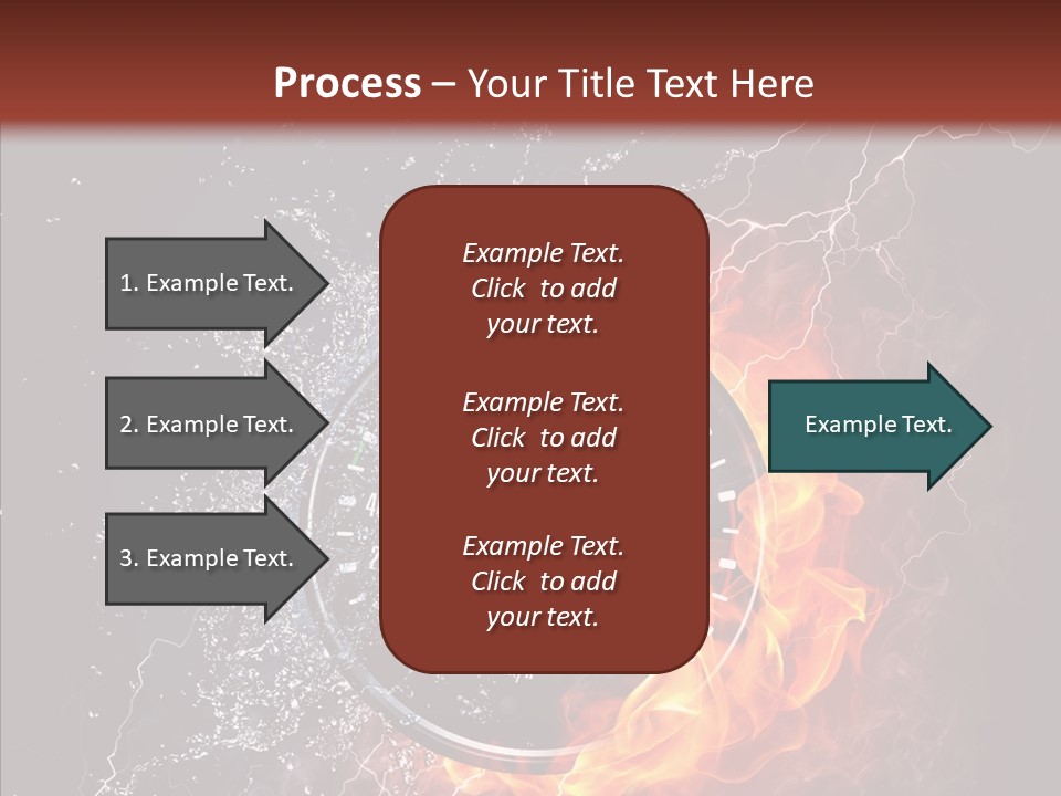 Inferno Black Fast PowerPoint Template