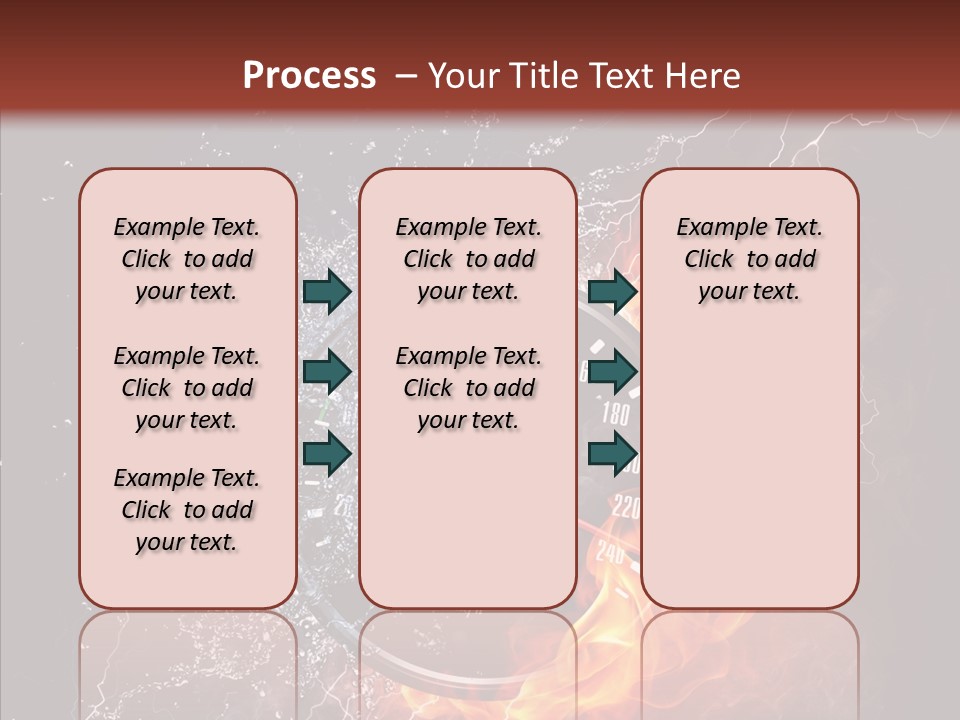 Inferno Black Fast PowerPoint Template