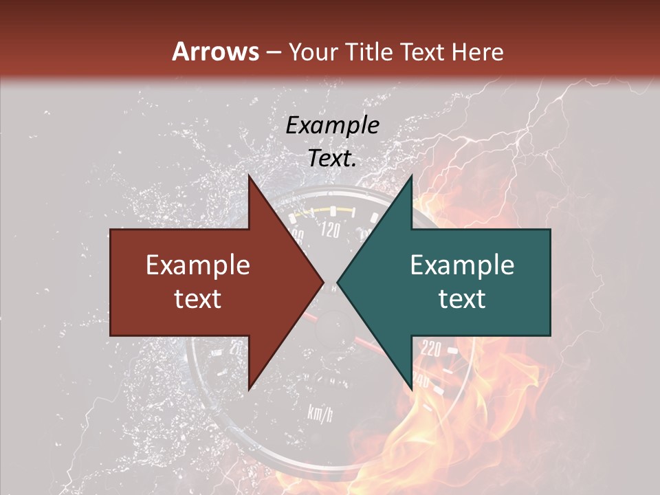 Inferno Black Fast PowerPoint Template
