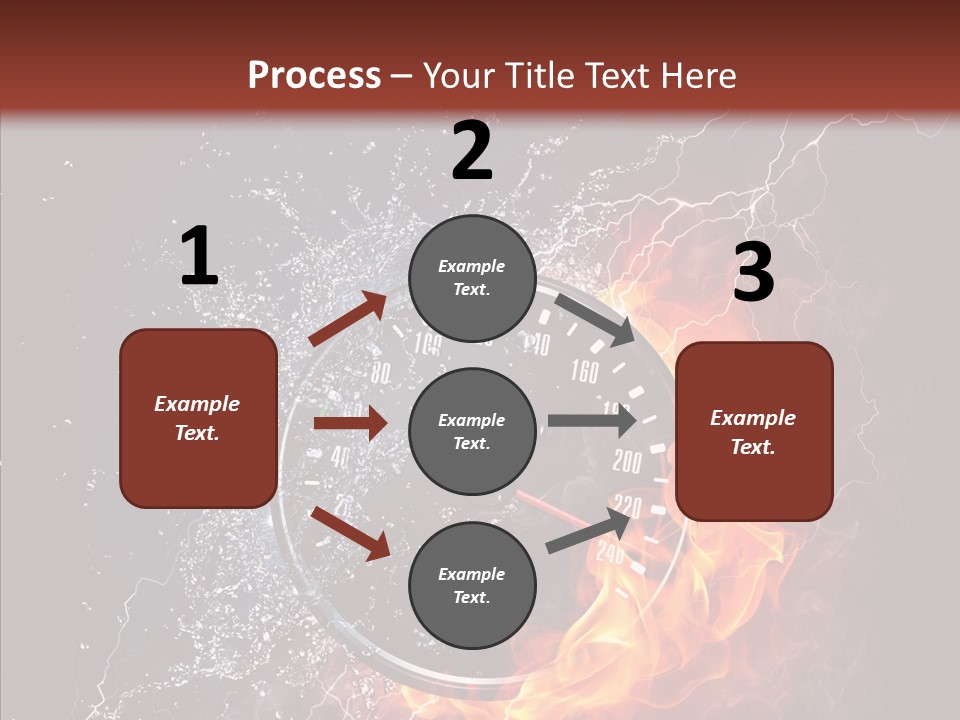 Inferno Black Fast PowerPoint Template