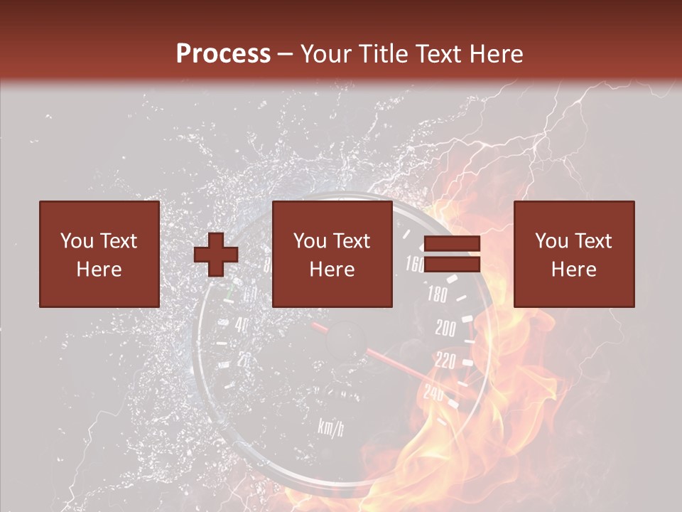Inferno Black Fast PowerPoint Template