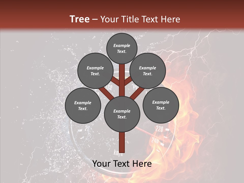 Inferno Black Fast PowerPoint Template