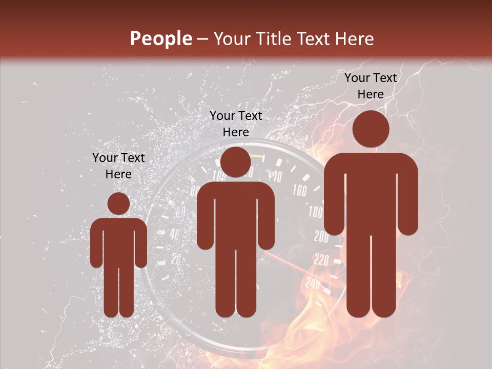 Inferno Black Fast PowerPoint Template