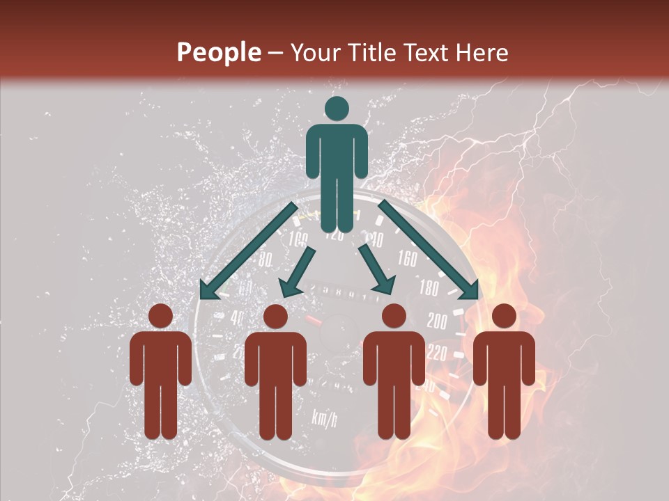 Inferno Black Fast PowerPoint Template