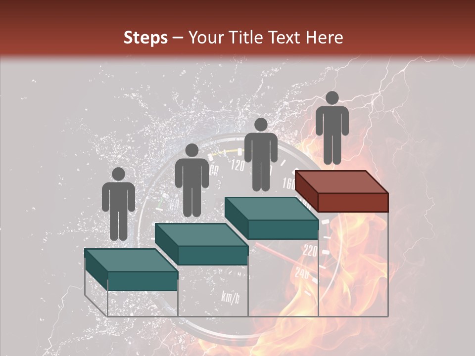 Inferno Black Fast PowerPoint Template