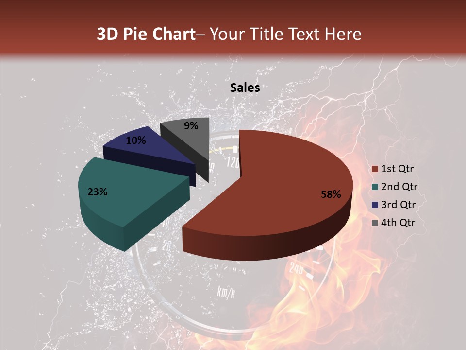 Inferno Black Fast PowerPoint Template