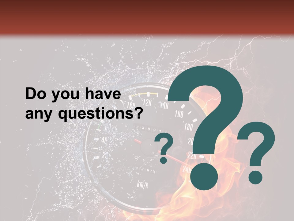 Inferno Black Fast PowerPoint Template