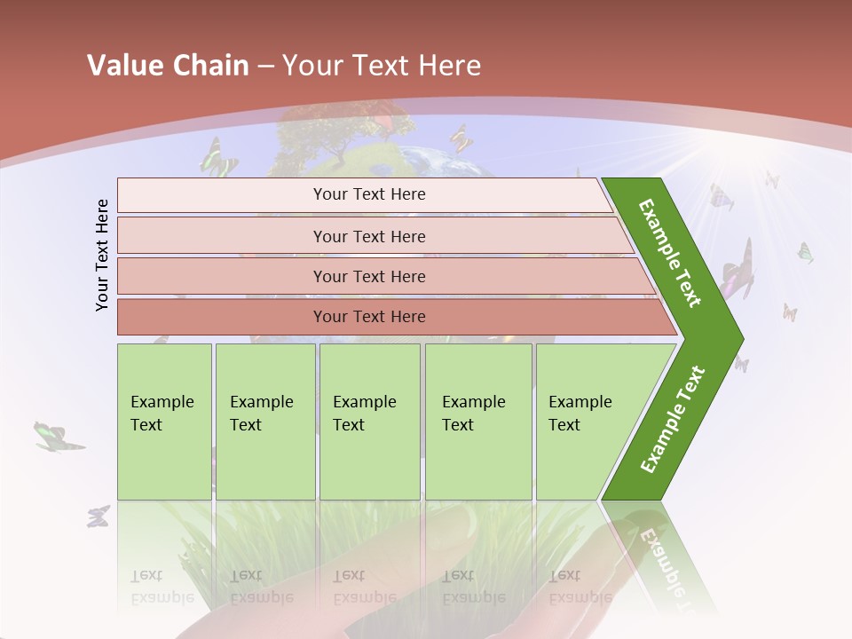 Attractive Hand Holiday PowerPoint Template