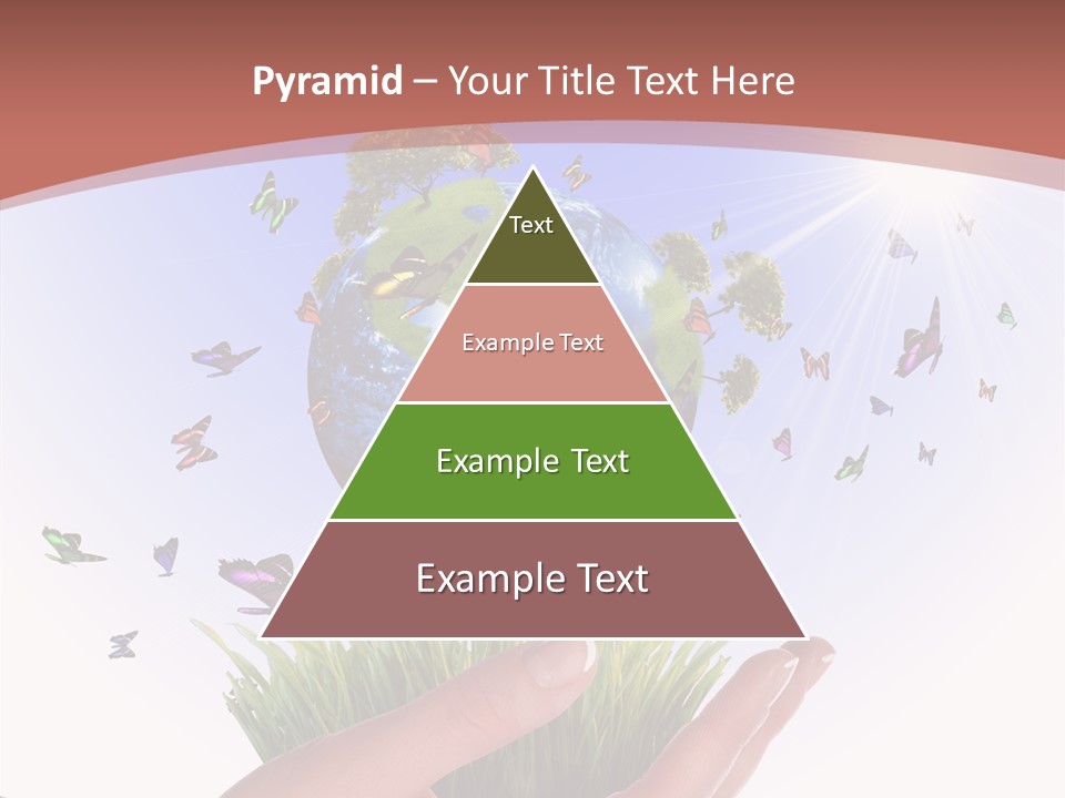 Attractive Hand Holiday PowerPoint Template