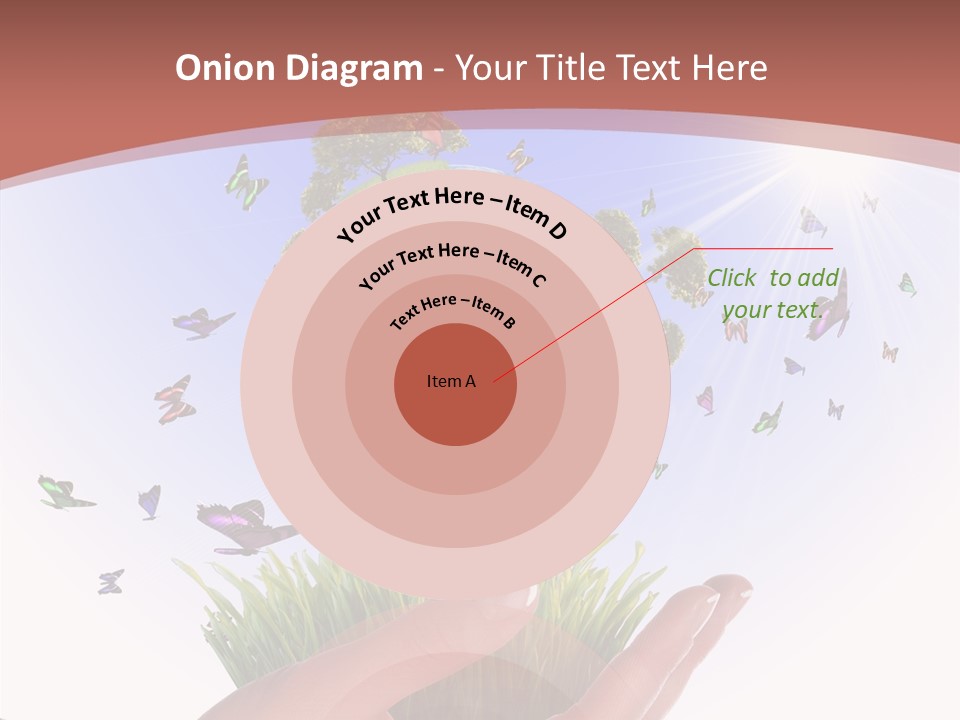 Attractive Hand Holiday PowerPoint Template