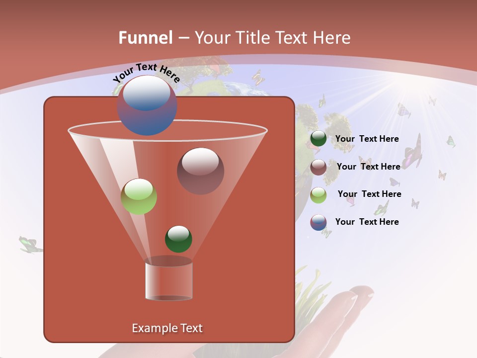 Attractive Hand Holiday PowerPoint Template