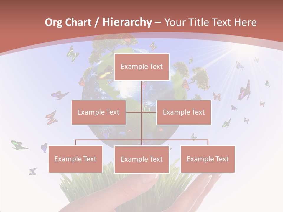 Attractive Hand Holiday PowerPoint Template