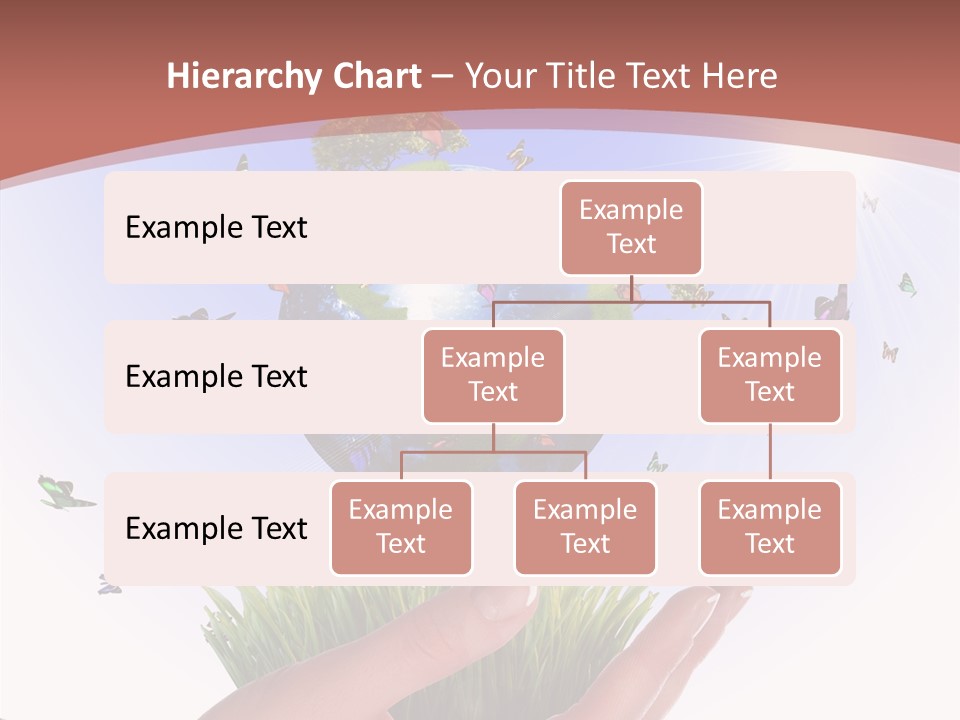 Attractive Hand Holiday PowerPoint Template