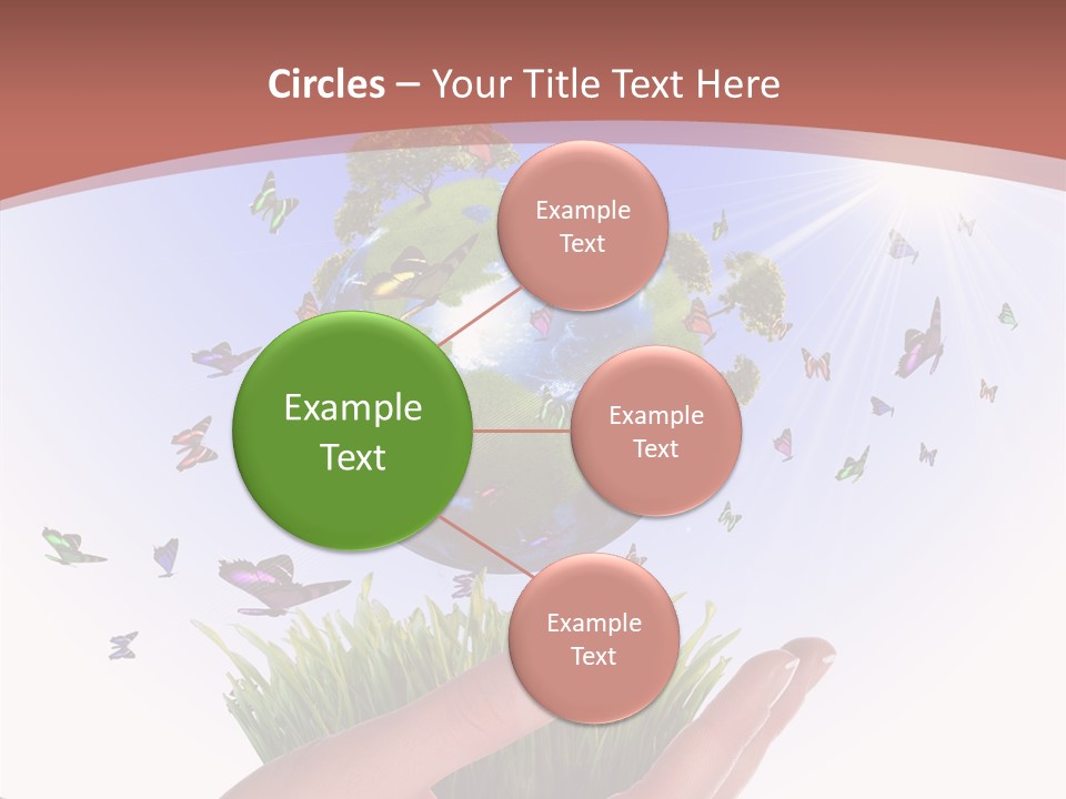 Attractive Hand Holiday PowerPoint Template