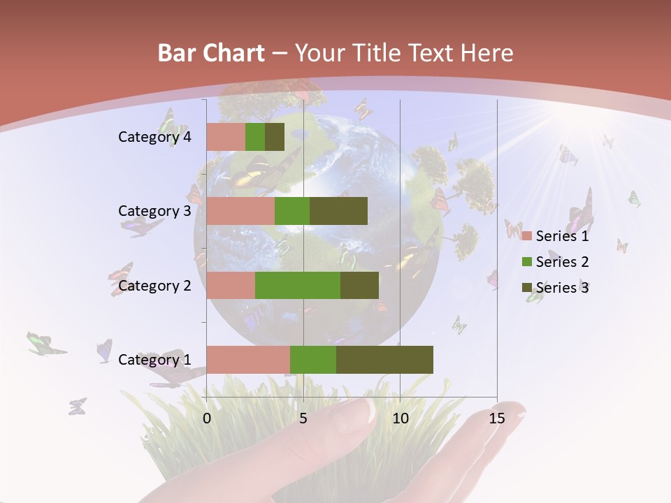 Attractive Hand Holiday PowerPoint Template