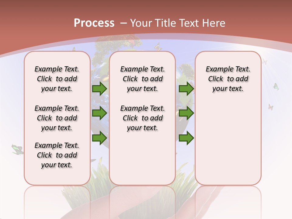Attractive Hand Holiday PowerPoint Template