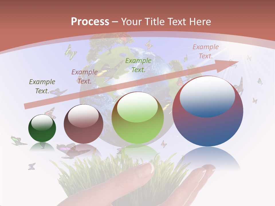 Attractive Hand Holiday PowerPoint Template