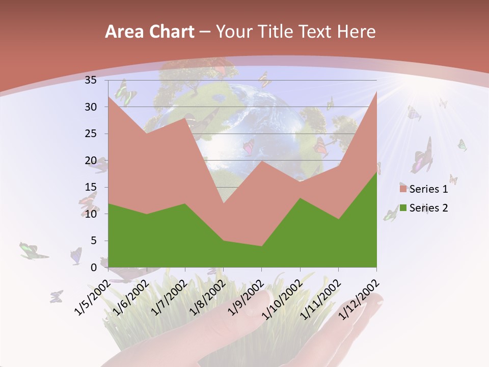 Attractive Hand Holiday PowerPoint Template