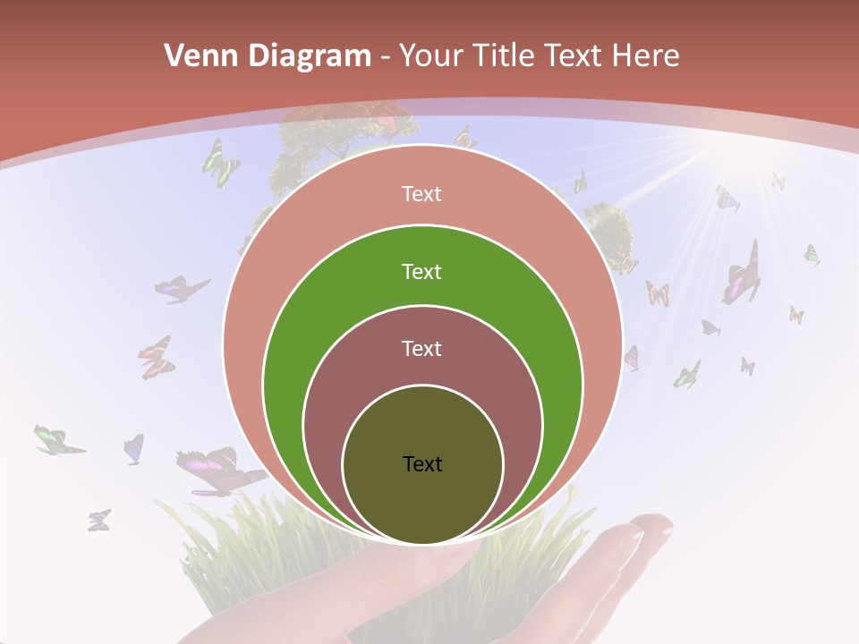 Attractive Hand Holiday PowerPoint Template