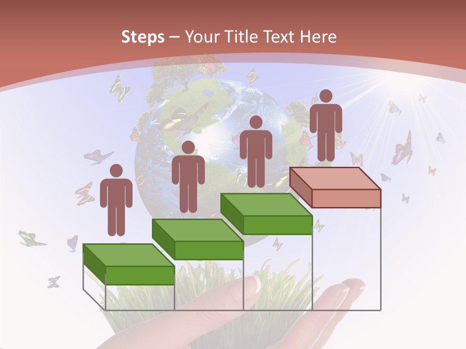 Attractive Hand Holiday PowerPoint Template