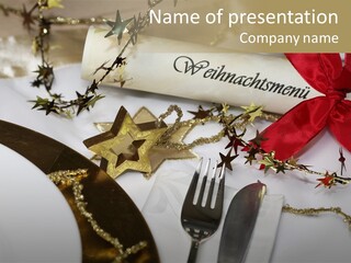 Dine Star Ambience PowerPoint Template