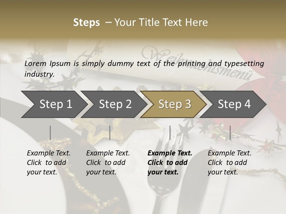 Dine Star Ambience PowerPoint Template