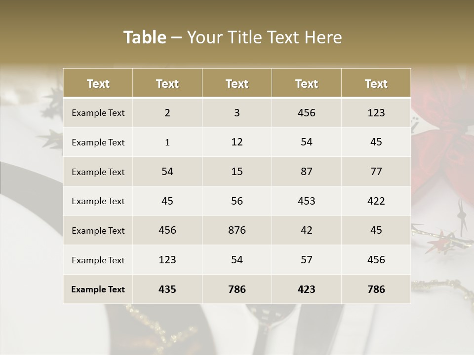 Dine Star Ambience PowerPoint Template