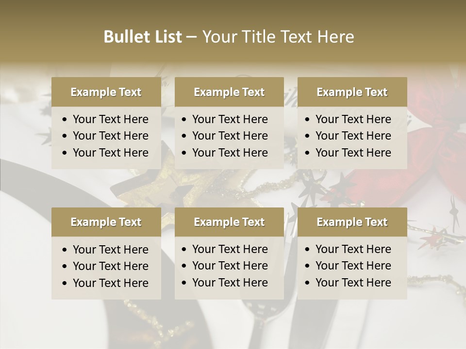 Dine Star Ambience PowerPoint Template