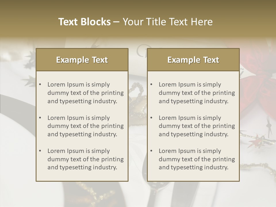 Dine Star Ambience PowerPoint Template