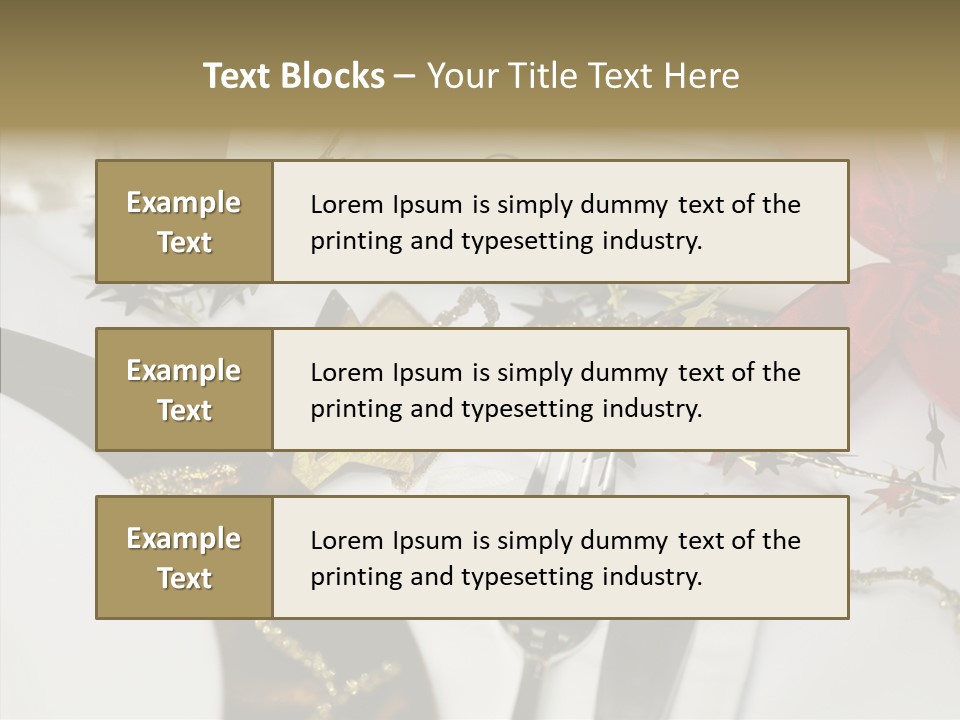 Dine Star Ambience PowerPoint Template