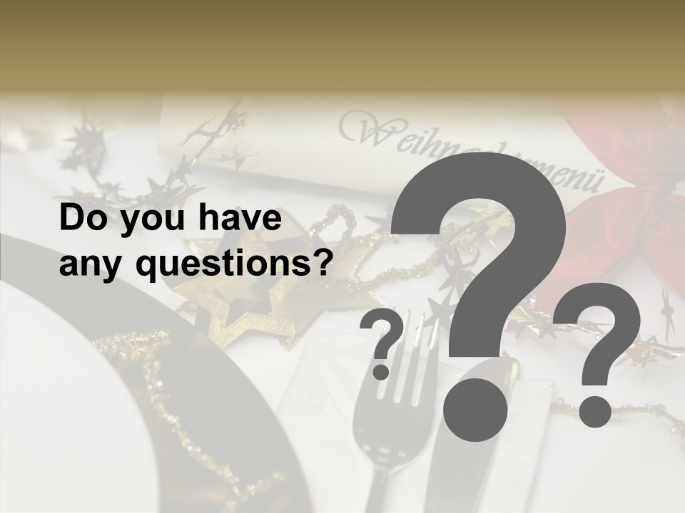 Dine Star Ambience PowerPoint Template