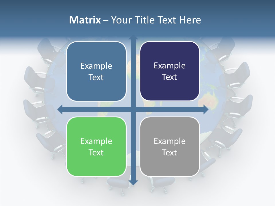 Meeting Map Communication PowerPoint Template