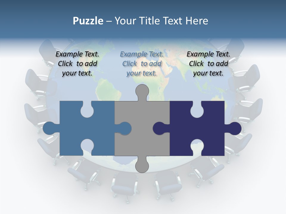 Meeting Map Communication PowerPoint Template