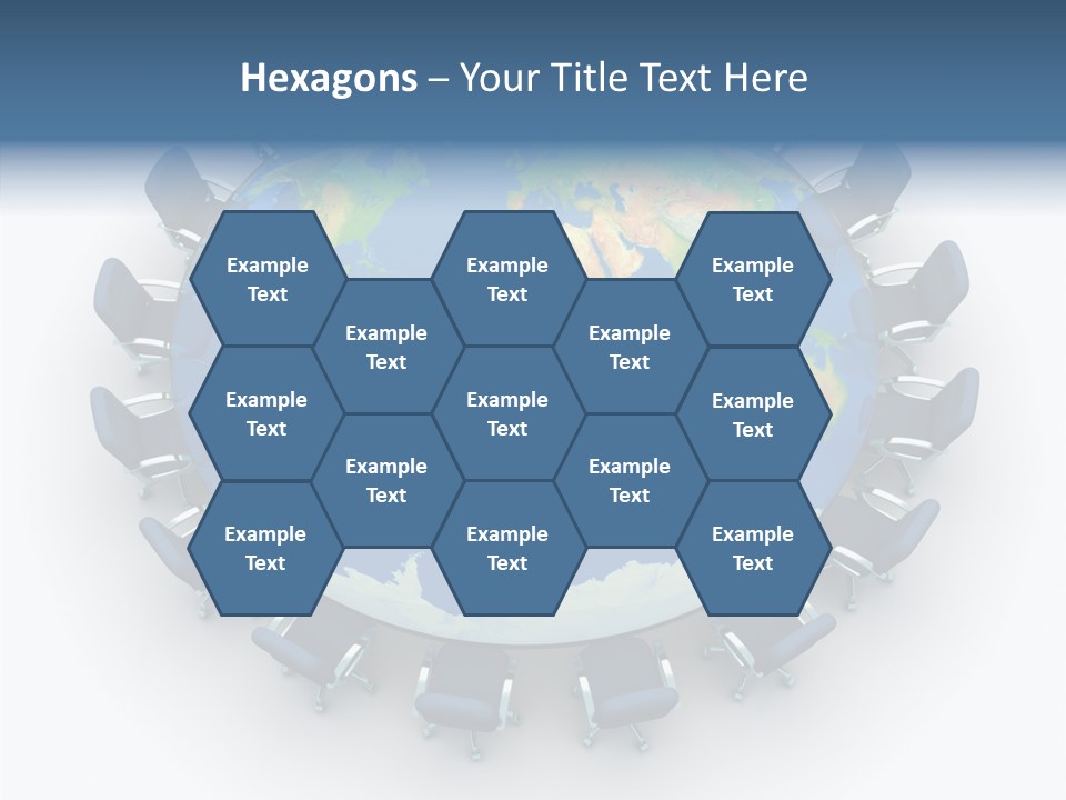 Meeting Map Communication PowerPoint Template