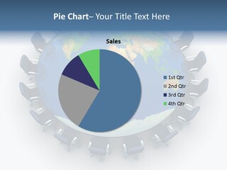 Meeting Map Communication PowerPoint Template