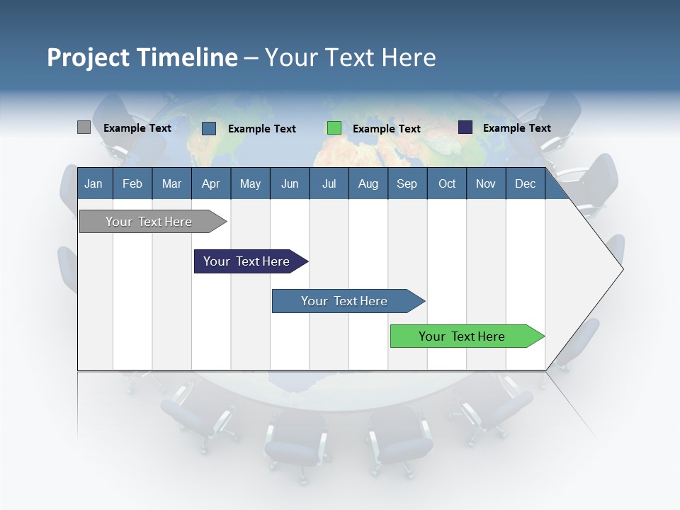 Meeting Map Communication PowerPoint Template