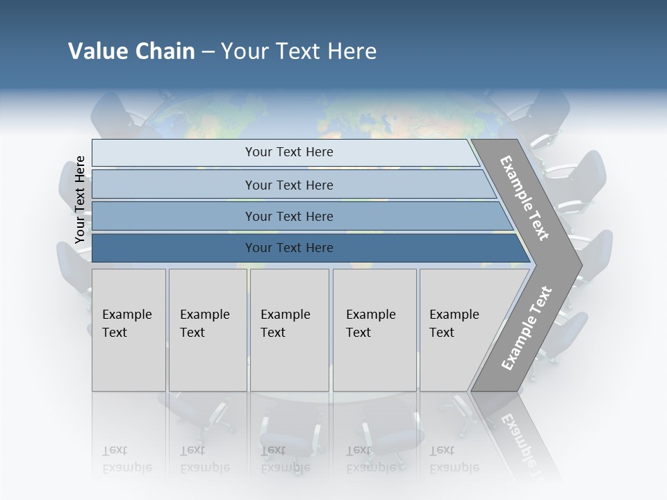 Meeting Map Communication PowerPoint Template