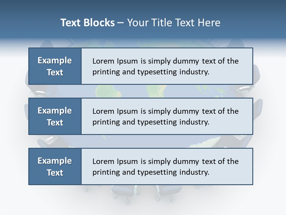 Meeting Map Communication PowerPoint Template