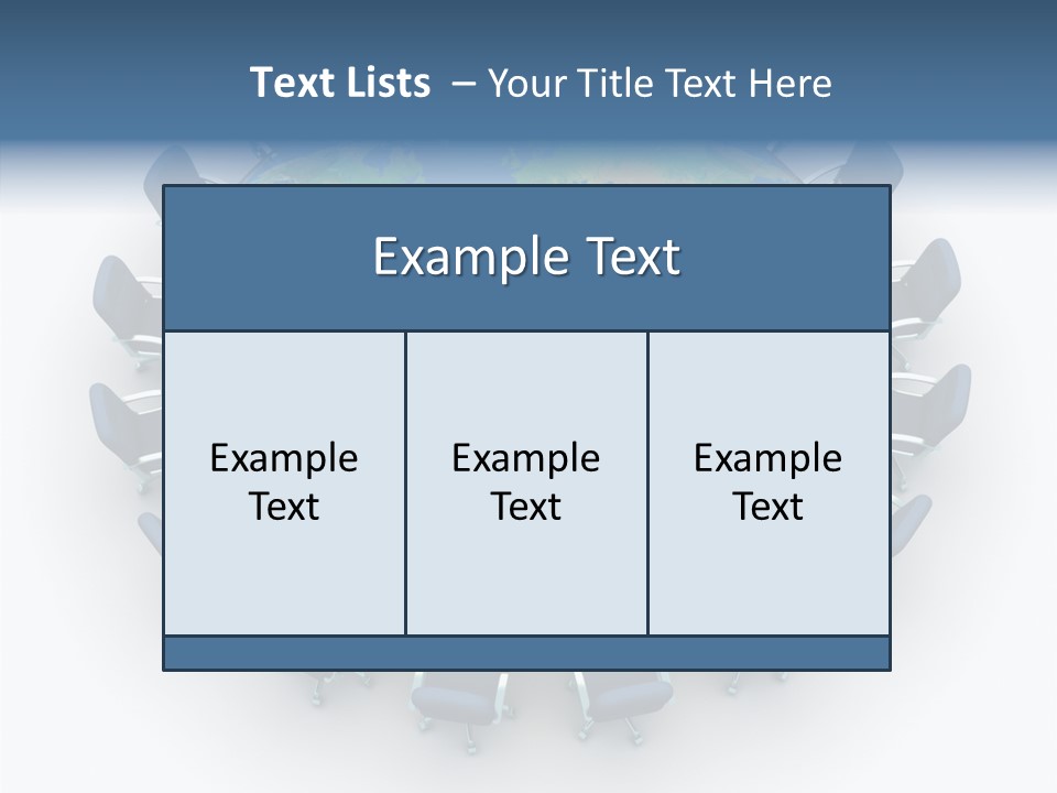 Meeting Map Communication PowerPoint Template