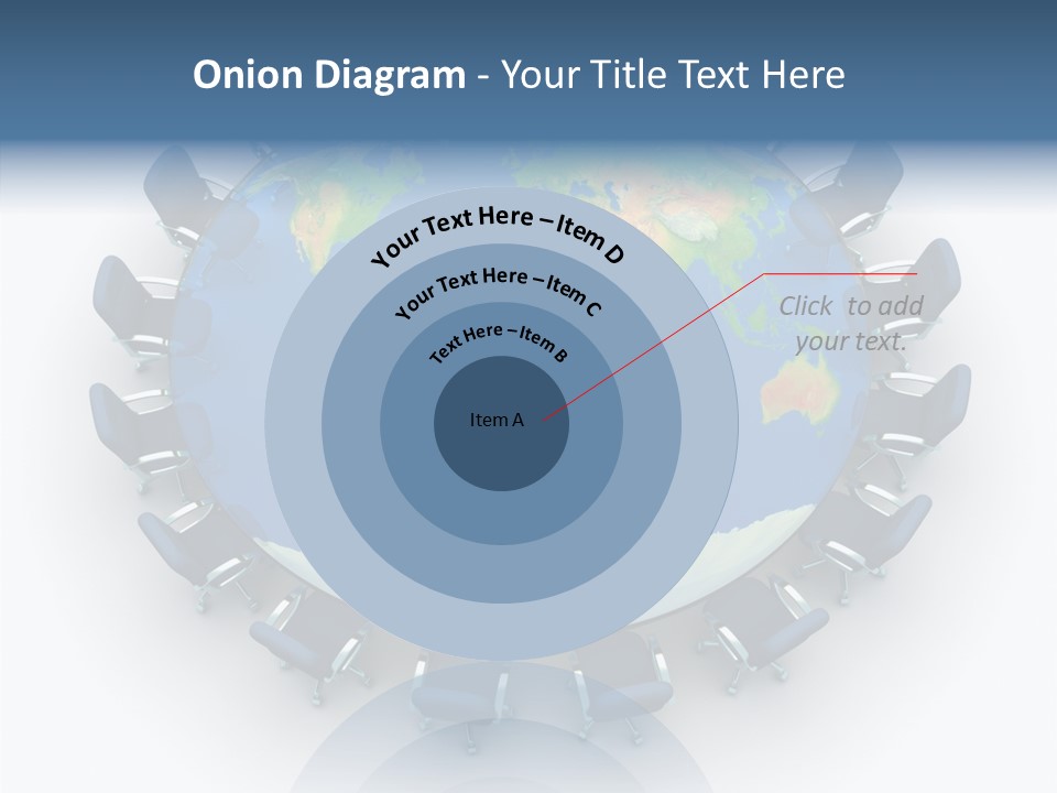 Meeting Map Communication PowerPoint Template