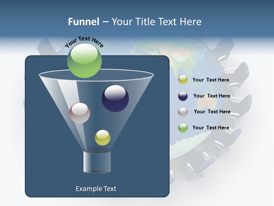 Meeting Map Communication PowerPoint Template