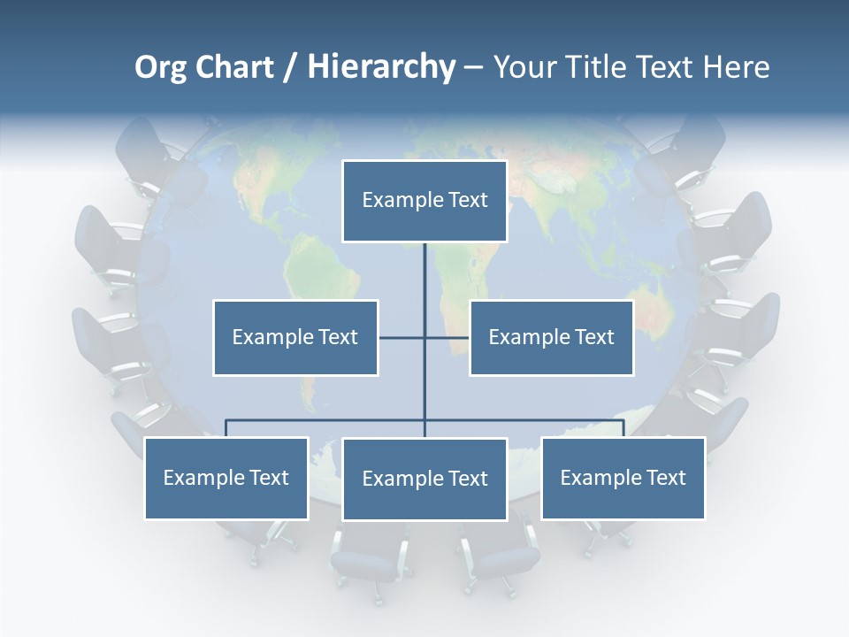 Meeting Map Communication PowerPoint Template