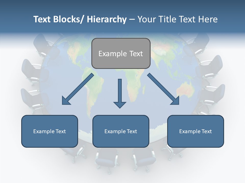 Meeting Map Communication PowerPoint Template