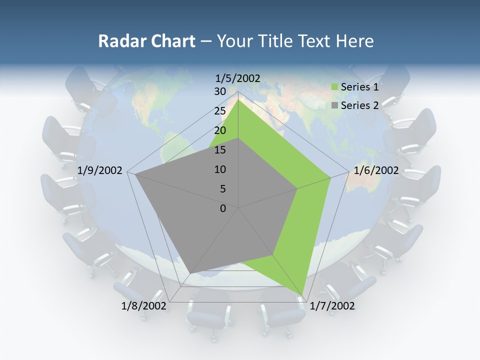 Meeting Map Communication PowerPoint Template
