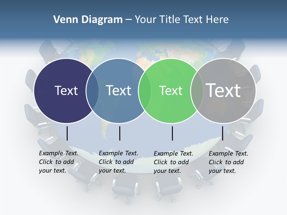 Meeting Map Communication PowerPoint Template