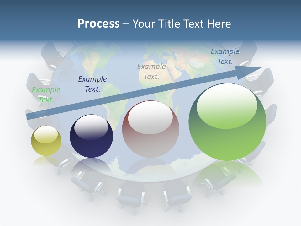 Meeting Map Communication PowerPoint Template
