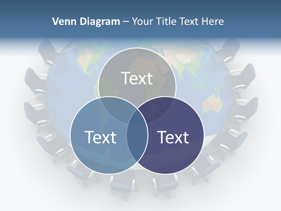 Meeting Map Communication PowerPoint Template