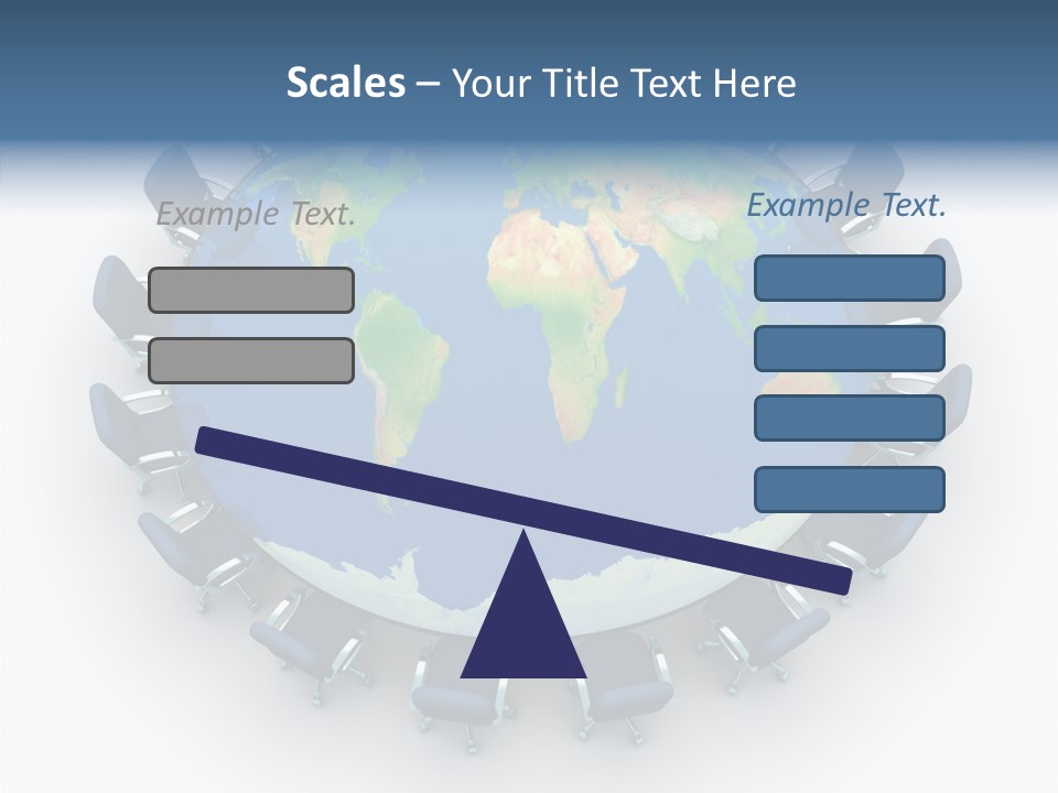 Meeting Map Communication PowerPoint Template