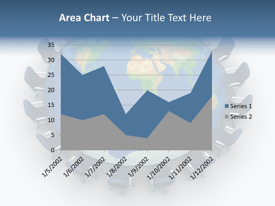 Meeting Map Communication PowerPoint Template